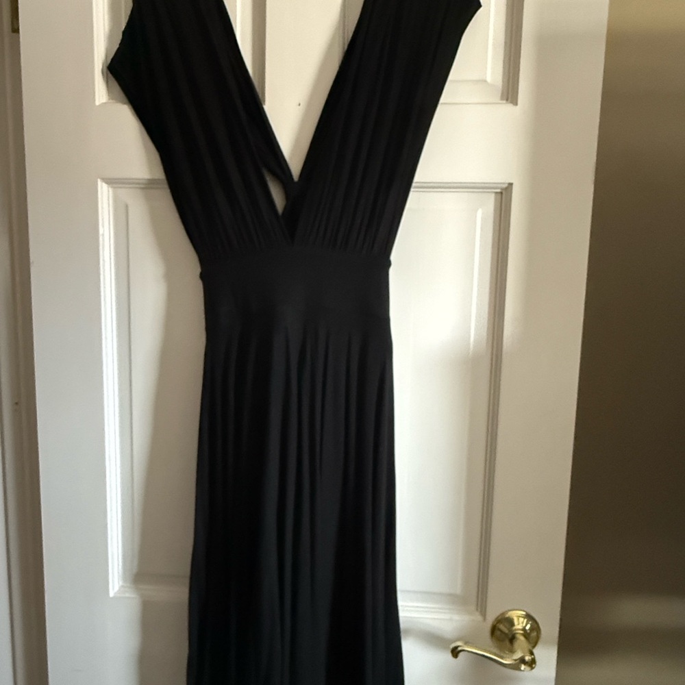 White House Black Market Black Backless Dress